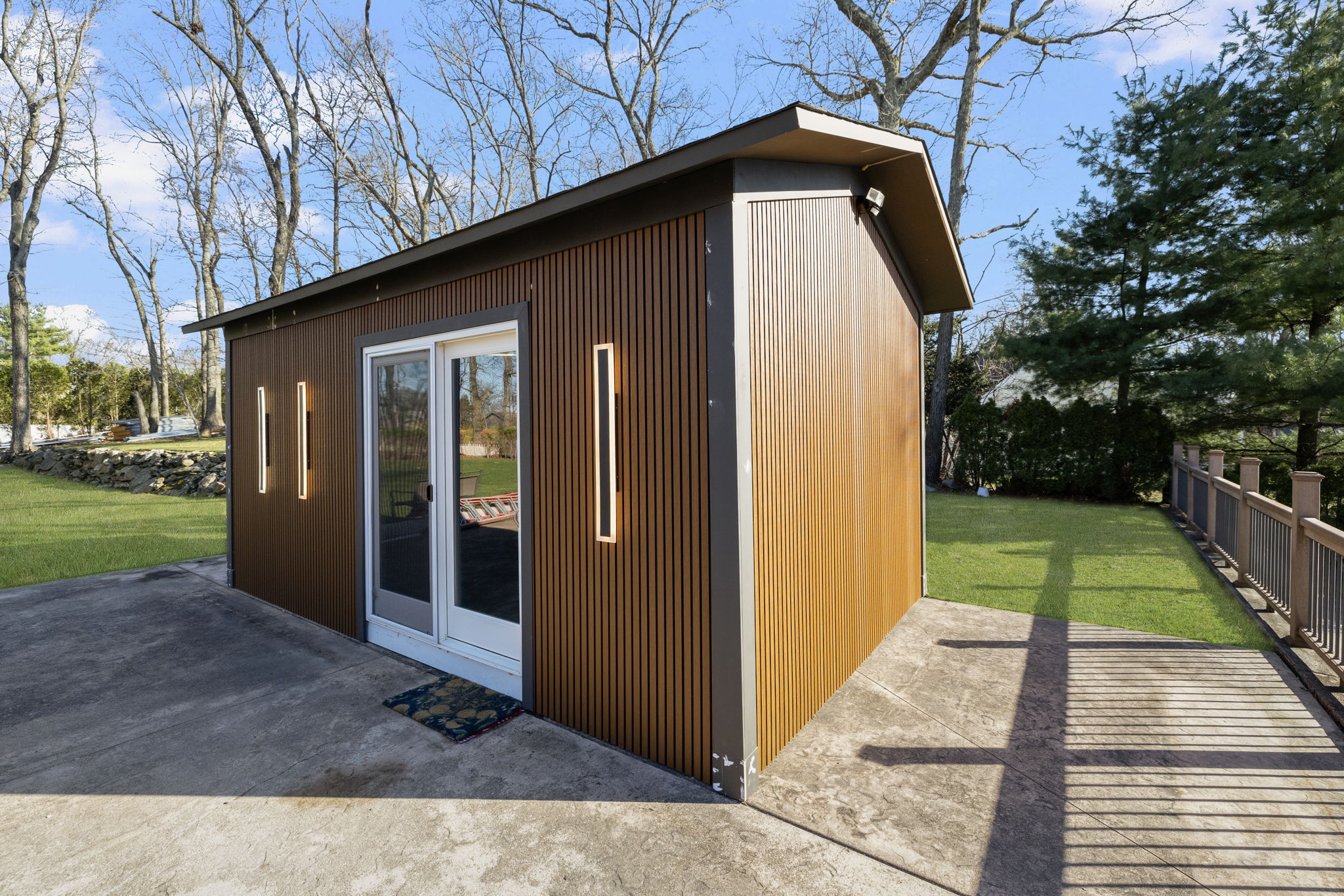 Custom backyard lifestyle space exterior